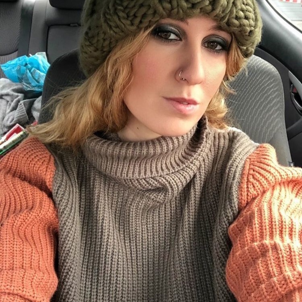 Oversized Free people style Cute fall sweatshirt